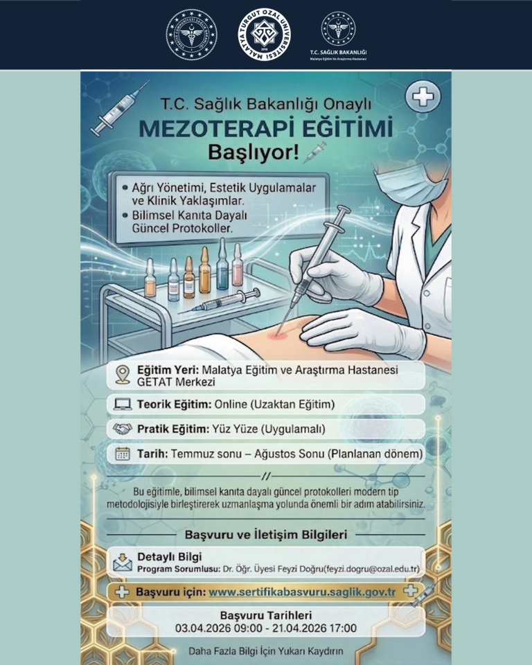 Mezoterapi Eğitimi Başlıyor!